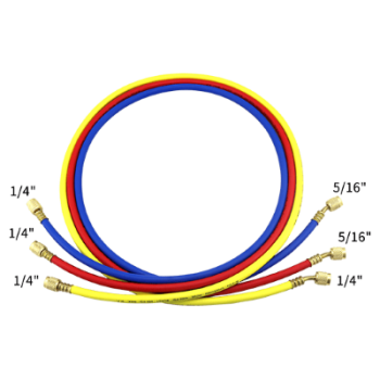 Комплект шлангов заправочных CT-348-RYB-H (410а) (1,2 м) DSZH